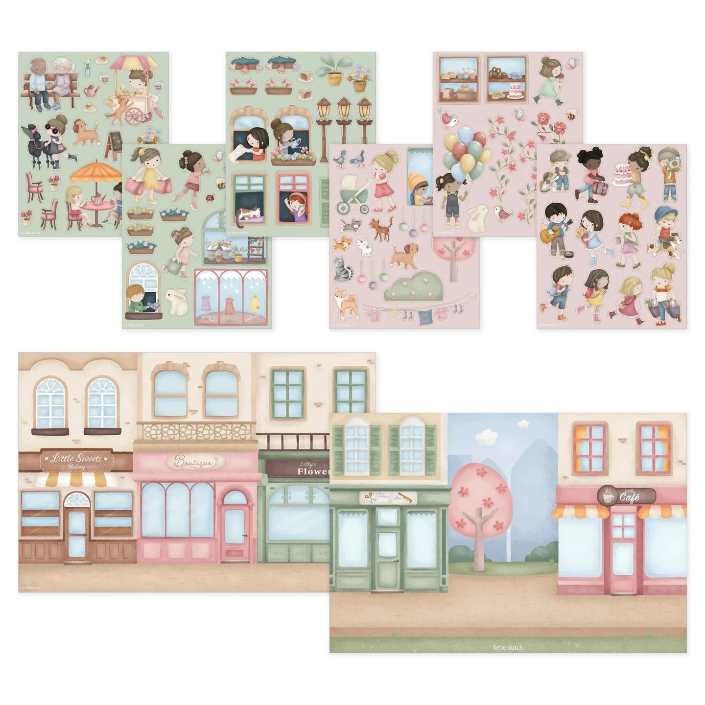 Книга со стикери - Роза