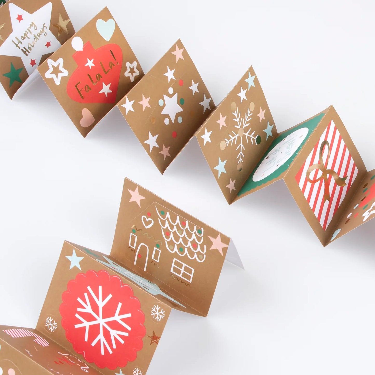 Новогодишна кутија со стикери