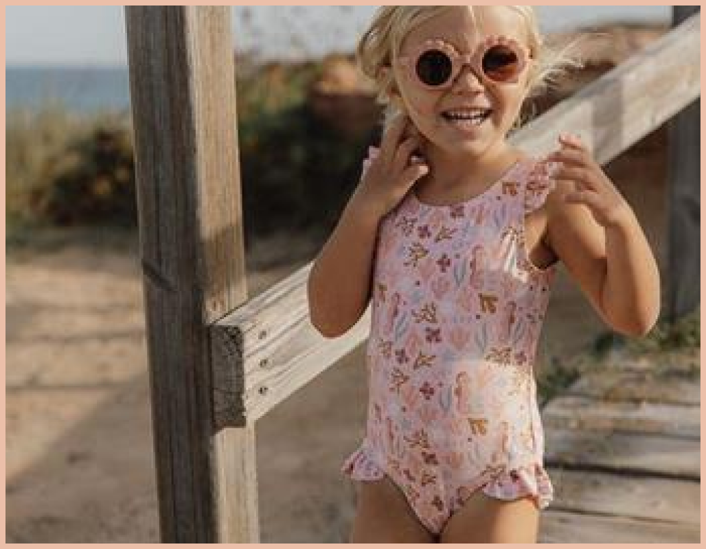 Костим за капење - Ruffles Ocean Dreams Pink 86/92