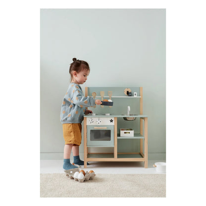 Кујна KID'S HUB - нежно зелена