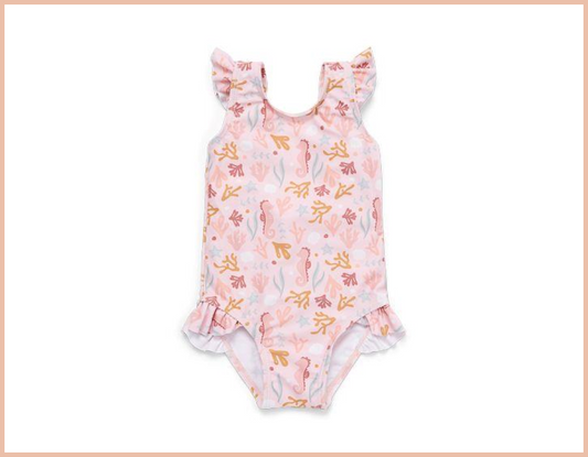 Костим за капење - Ruffles Ocean Dreams Pink 98/104