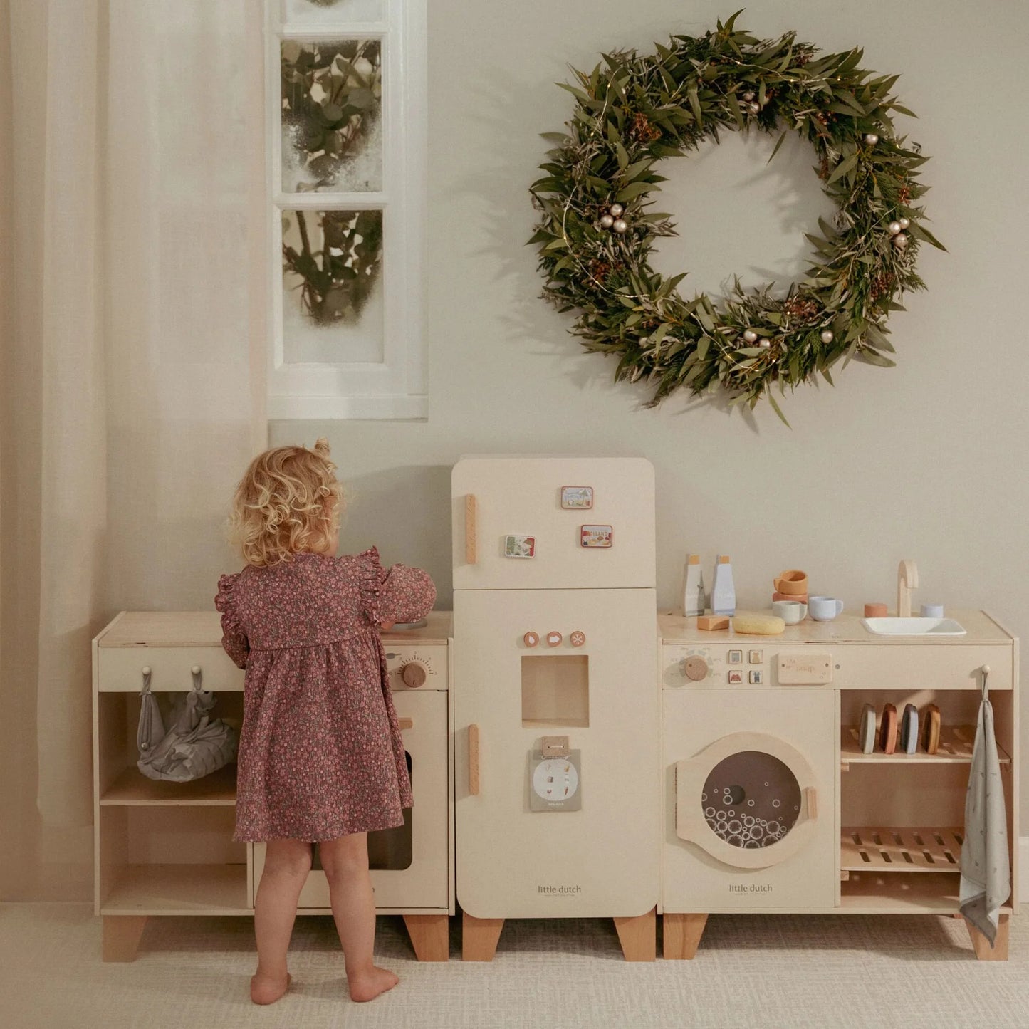 Дрвена машина за перење