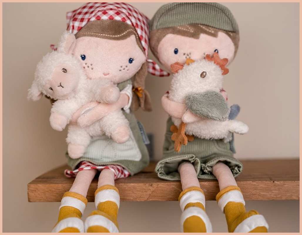 Мека кукла - Фармерка Роза со мала овца