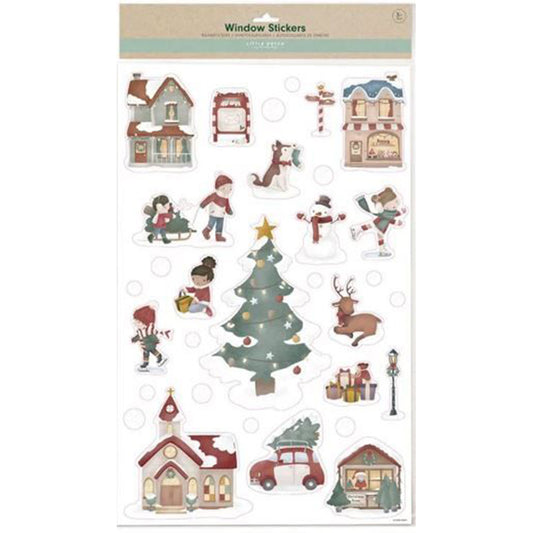 Новогодишни стикери за прозор