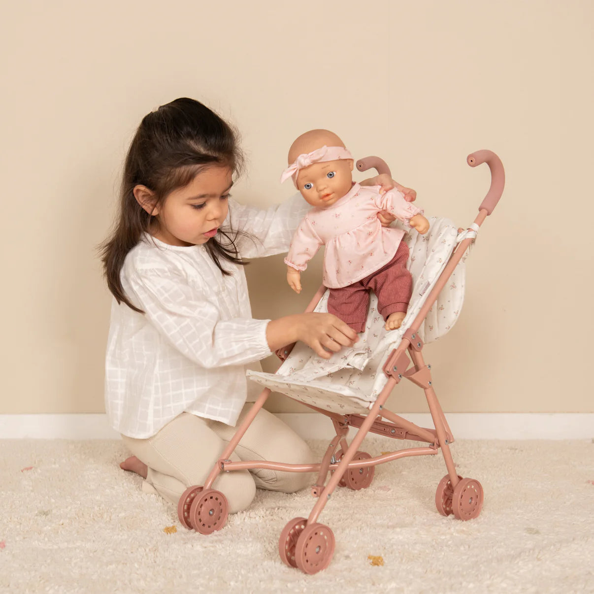 Метална количка за кукли