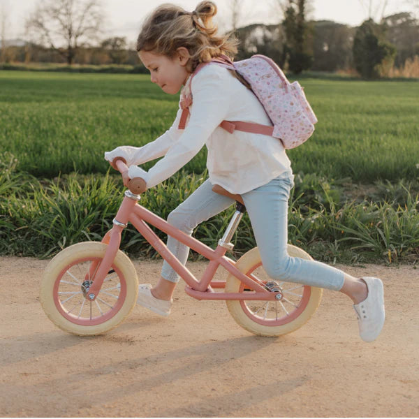 Метален баланс велосипед - мат розе